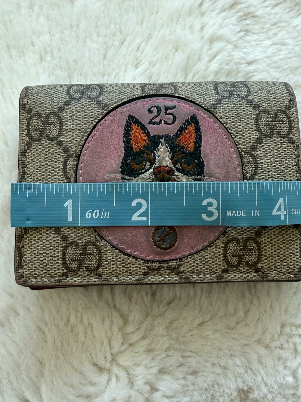 Gucci unisex wallet GG logo Authentic - Picture 6 of 12